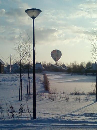 Ballon over winters Joure